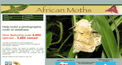 Desktop Screenshot of africanmoths.com